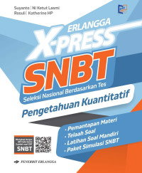 Image of Erlangga X-Press SNBT: Pengetahuan Kuantitatif
